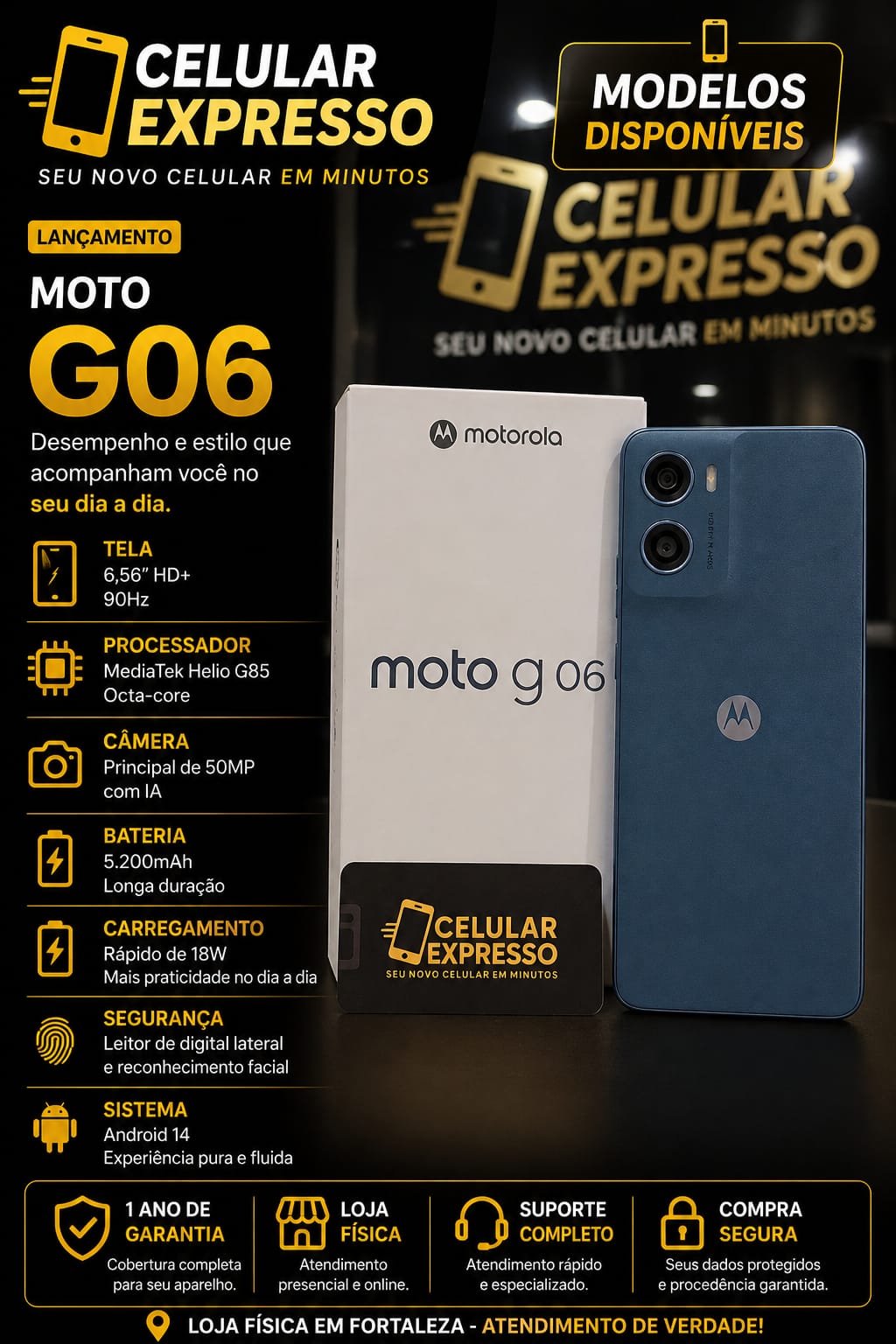 Moto G06 — Celular Expresso