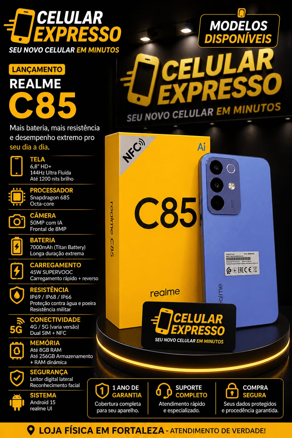 Realme C85 — Celular Expresso
