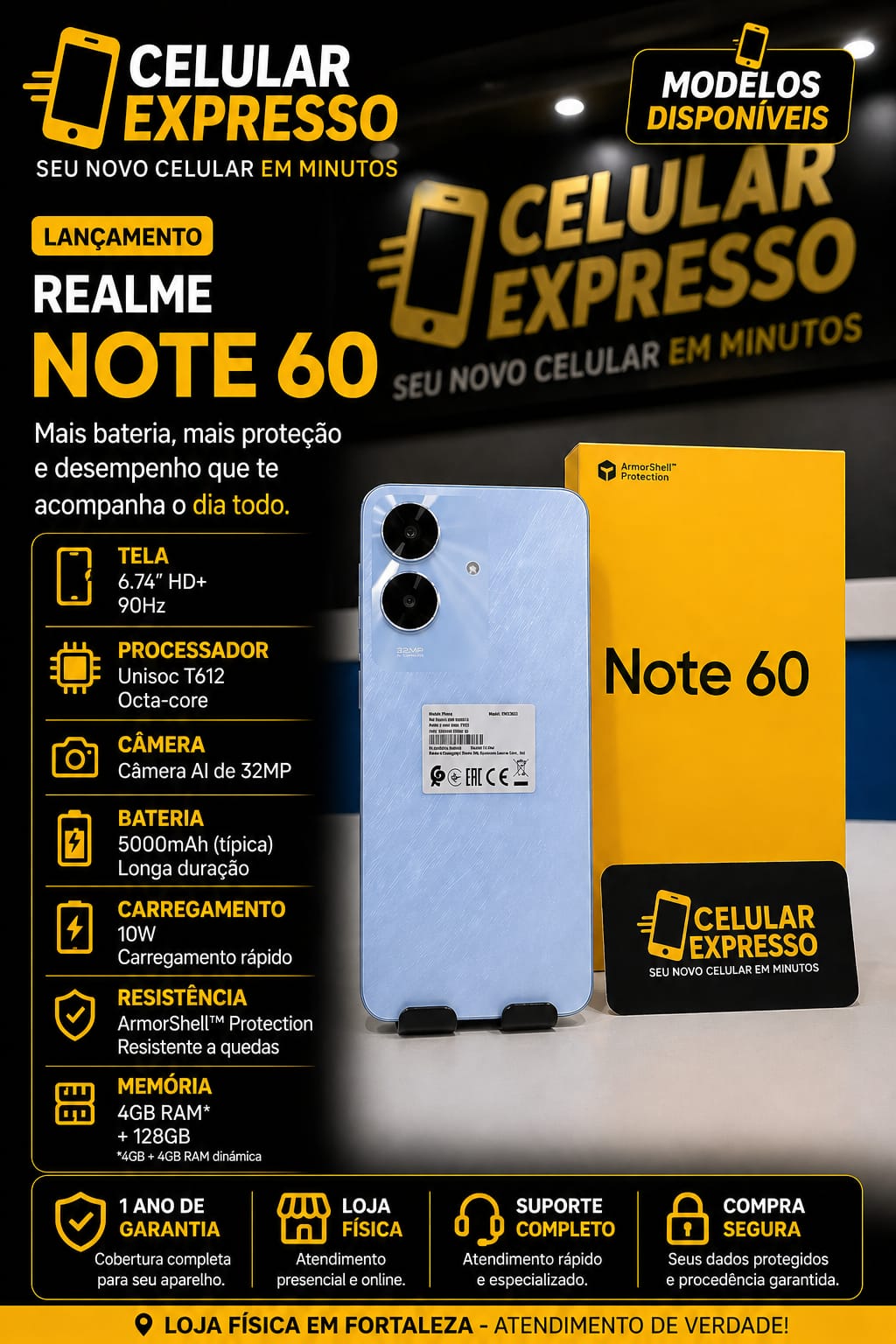 Realme Note 60 — Celular Expresso