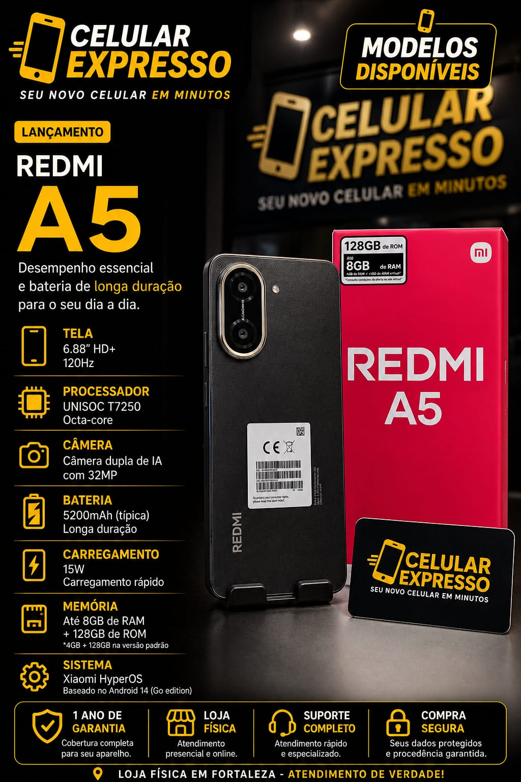 Xiaomi Redmi A5 — Celular Expresso