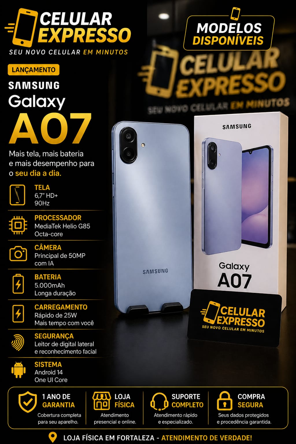 Samsung Galaxy A07 — Celular Expresso
